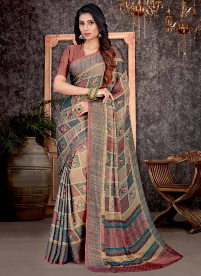 VISHAL JYOTIKA New Printed Fancy Ethnic Wear Designer Latest Saree Collection